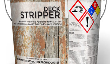 Deck Stripper For Wood Decks, Siding & Log Homes Removes Semi-Transparent Stains & Sealers